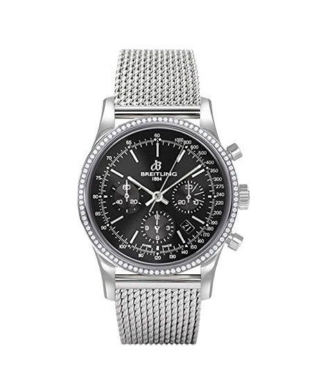 iShopping - Breitling Transocean Men's Watch Silver (AB015253/BA99-154A)