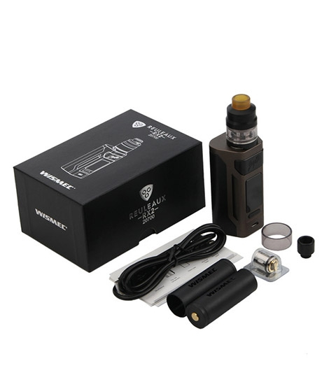 iShopping - Wismec Reuleaux Rx2 20700 200w Starter Kit Vape Black