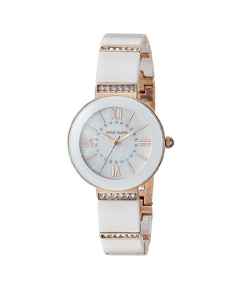 iShopping - Anne Klein Swarovski Watch For Women White (AK/3340WTRG)