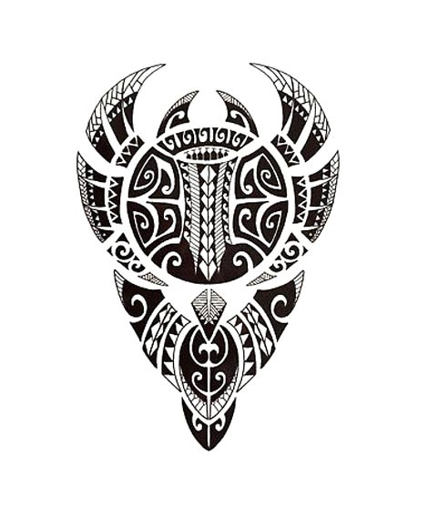 iShopping - G-Mart Polynesian Bull Temporary Tattoo Sticker