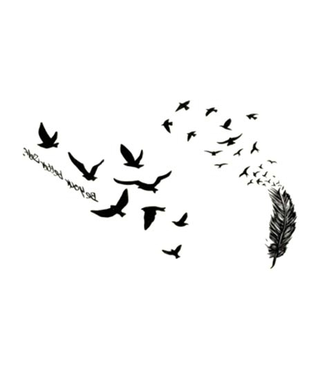 iShopping - G-Mart Flying Birds Temporary Tattoo Sticker