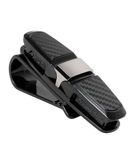 iShopping - G-Mart Portable Car Sunglasses Holder Clip Black