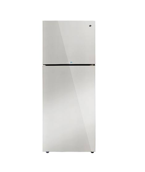 iShopping - PEL InverterOn Glass Door Freezer-On-Top Refrigerator 9 Cu Ft Mercury Mirror (PRINVOGD-2350)