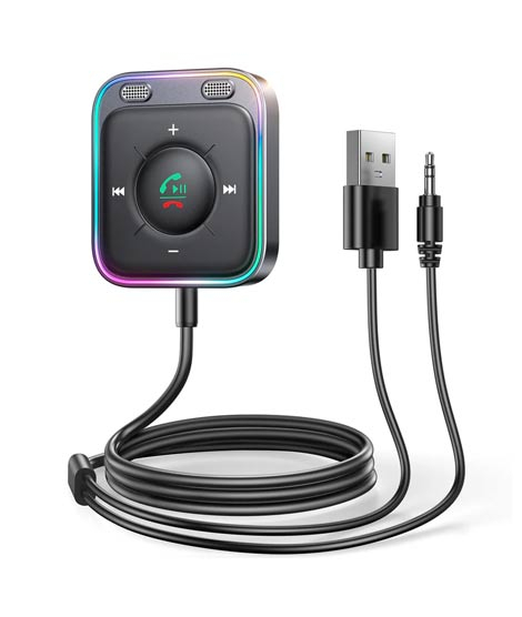 iShopping - Joyroom 2-in-1 Wireless Transmitter/Receiver Black (JR-CB3)