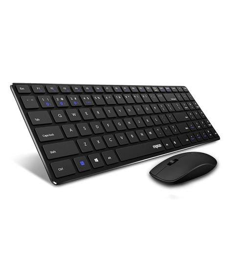 iShopping - Rapoo Multi-mode Wireless Ultra-slim Desktop Set Black (9300M)