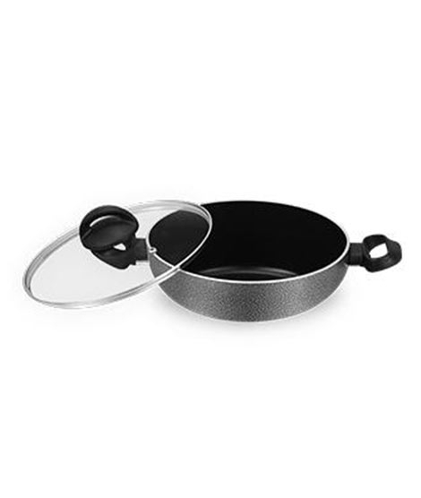 iShopping - Cambridge Non Stick Wok Two Side Handles With Glass Lid 26 Cm (NWT3826)