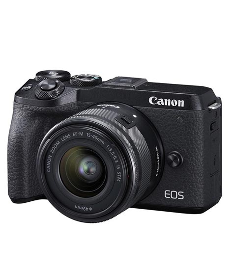 iShopping - Canon EOS M6 Mark II Mirrorless Digital Camera with 15-45mm Lens
