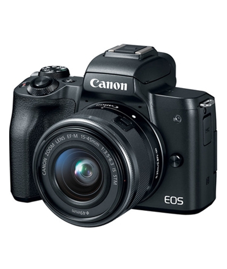 iShopping - Canon EOS M50 Mirrorless Digital Camera With 15-45mm Lens Black - MBM Warranty