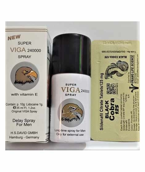 iShopping - Cart Shop Viga 240000 Delay Spray With Black Cobra Tablets