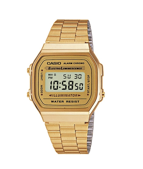 iShopping - Casio Classic Leisure Alarm Sports Unisex Watch (A168WG-9EF)