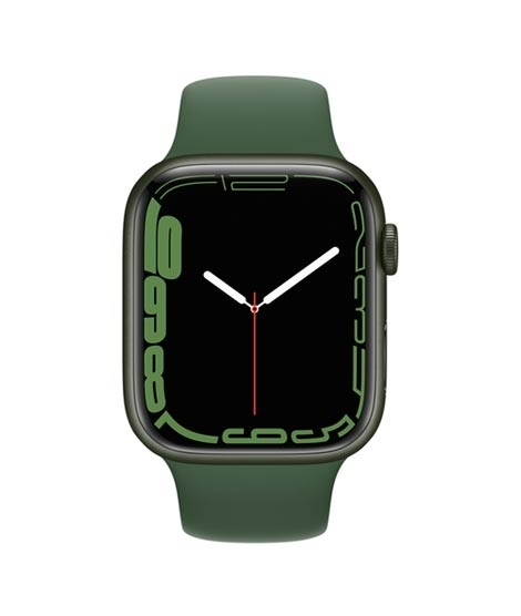 iShopping - Apple iWatch Series 7 45mm Green Aluminum Case with Clover Sport Band - GPS - Mercantile Warranty