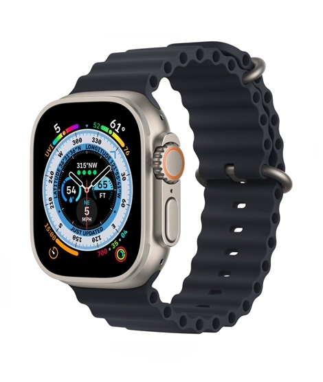 iShopping - Apple Watch Ultra 49mm Titanium Case With Midnight Ocean Band - GPS
