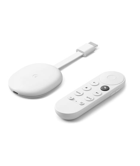 iShopping - Google Chromecast with Google TV 4k HDR White