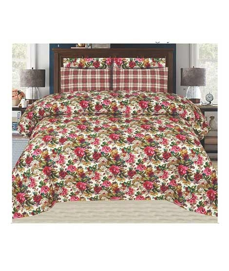 iShopping - Chenab Collection King Size Bed Sheet (233)