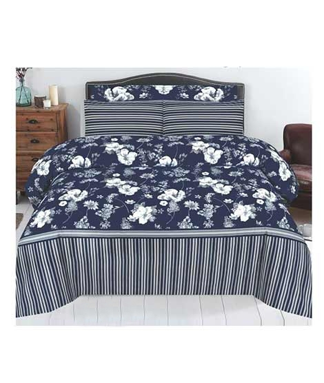 iShopping - Chenab Collection King Size Bed Sheet (235)