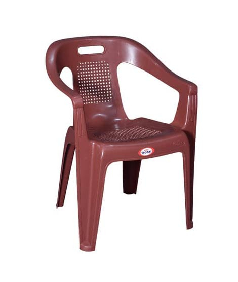 iShopping - Boss Full Plastic Flamings Chair (B-102)-Chocolate