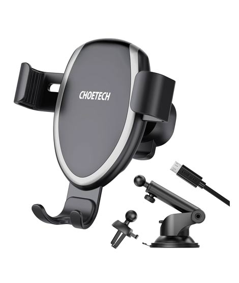 iShopping - Choetech Wireless Car Charging Mount Black (T536-S)