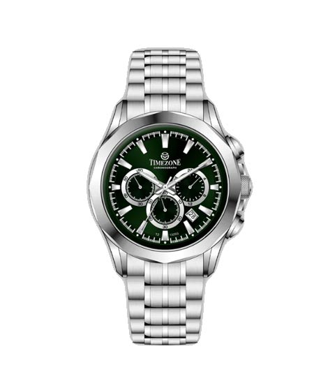 iShopping - Timezone Chronograph Dayspire Watch For Men (TZ-1325)-Green