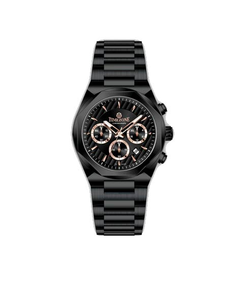 iShopping - Timezone Chronograph Infinity Watch For Men (TZ-1324)-Rose Gold