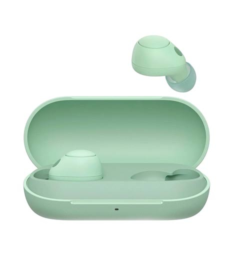 iShopping - Sony Wireless Bluetooth Noise Cancelling Earbuds (WF-C700N)-Green