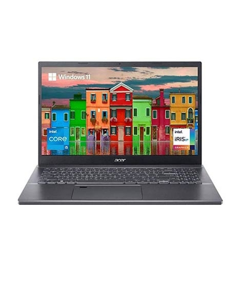 iShopping - Acer Aspire 5 15.6" FHD Core i5 12th Gen 8GB 256GB SSD Laptop Steel Grey (A515-57-53FA) - 1 Year Official Warranty