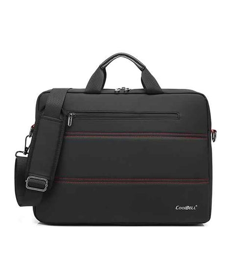 iShopping - CoolBell 15.6" Topload Laptop Shoulder Bag Black (CB-2108)