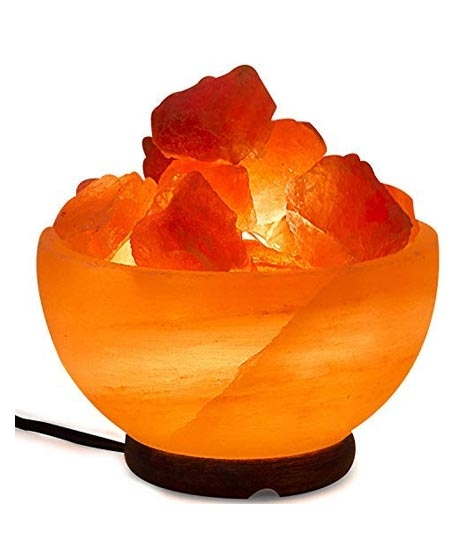 iShopping - Dealbyu Himalayan Pink Salt Crystals & Bowl Lamp