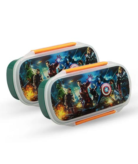 iShopping - Appollo Bento Lunch Box M-2 Pack Of 2-Orange