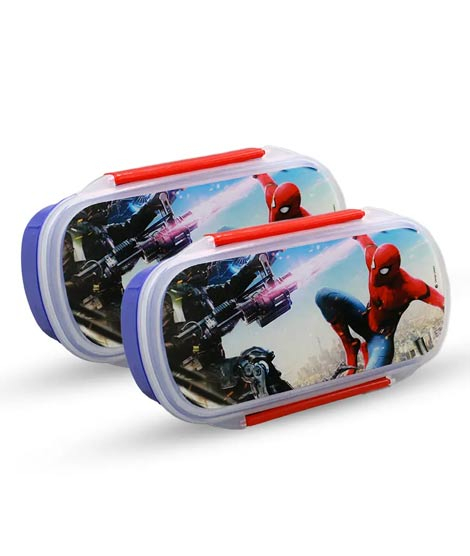 iShopping - Appollo Bento Lunch Box M-2 Pack Of 2-Red