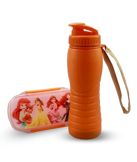 iShopping - Appollo Lunch Box With Water Bottle-Orange