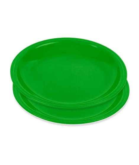 iShopping - Appollo Saga Plate Large (Pack Of 2) -Green