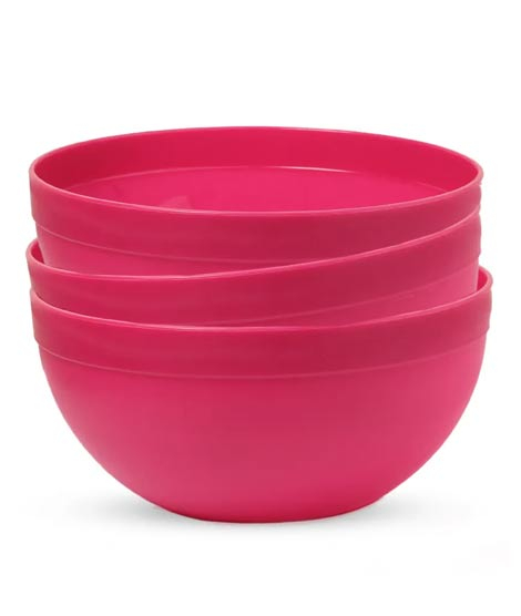 iShopping - Appollo Premio Bowl Extra Large (Pack Of 3)-Pink