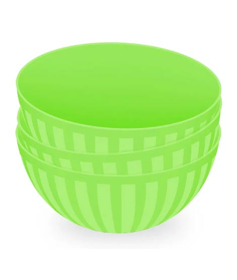 iShopping - Appollo Premio Bowl Medium (Pack Of 3)-Green