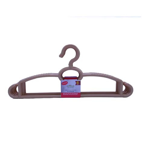 iShopping - Appollo Premio Clothes Hanger (Pack Of 6)-Brown