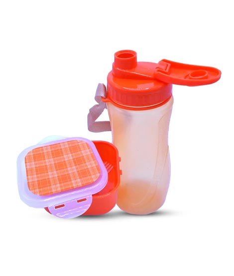 iShopping - Appollo Lunch Box and Water Bottle (Buddy Pack)-Orange