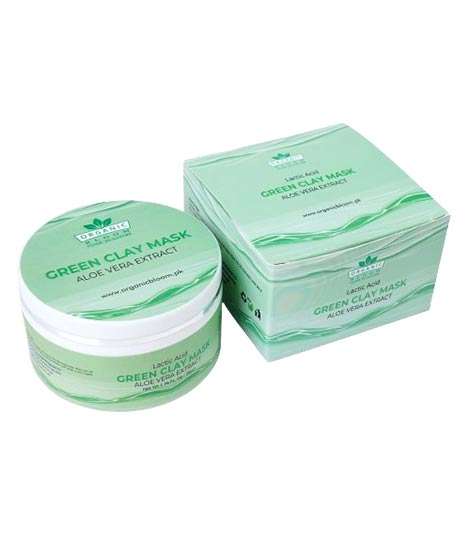 iShopping - Organic Bloom Lactic Acid Green Clay Mask