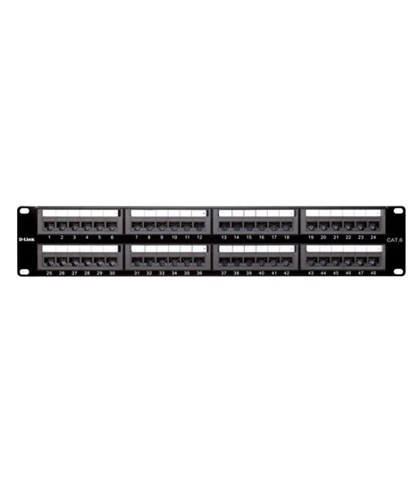 iShopping - D-Link 48-Port Patch Panel Cat 6 UTP Fully Loaded (NPPC61BLK481)