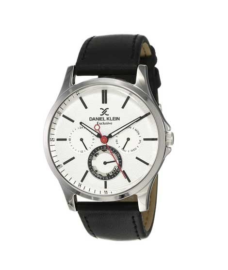 iShopping - Daniel Klein Analog Watch For Men Black Silver (DK12118-2)