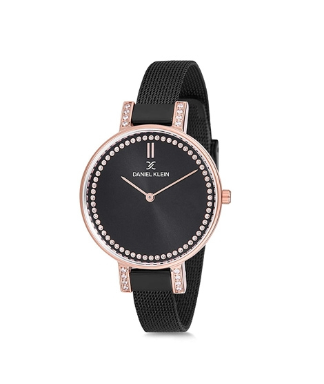 iShopping - Daniel Klein Analog Watch For Women Black (DK12177-4)