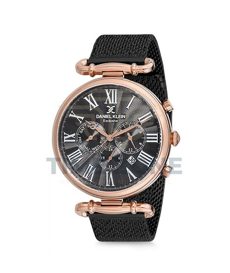 iShopping - Daniel Klein Stainless Steel Men's Watch Black (DK12148-4)