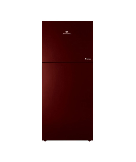 iShopping - Dawlance Avante+ Glass Door Freezer-On-Top Refrigerator 15 Cu Ft (9191-WB)-Red