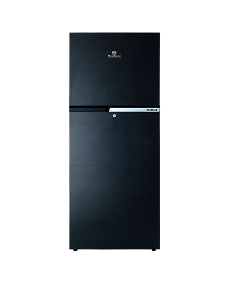 iShopping - Dawlance Chrome Freezer-on-Top Refrigerator 15 cu ft Hairline Black (9191-WB)