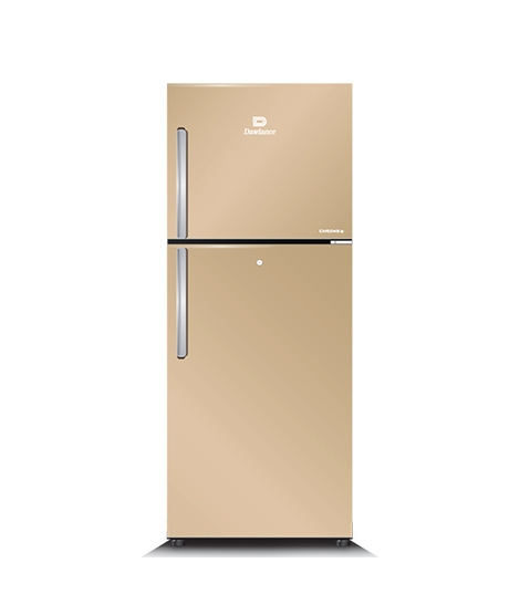 iShopping - Dawlance CHROME+ Freezer-on-Top Refrigerator Hairline Golden 15 cu ft (9191-WB)