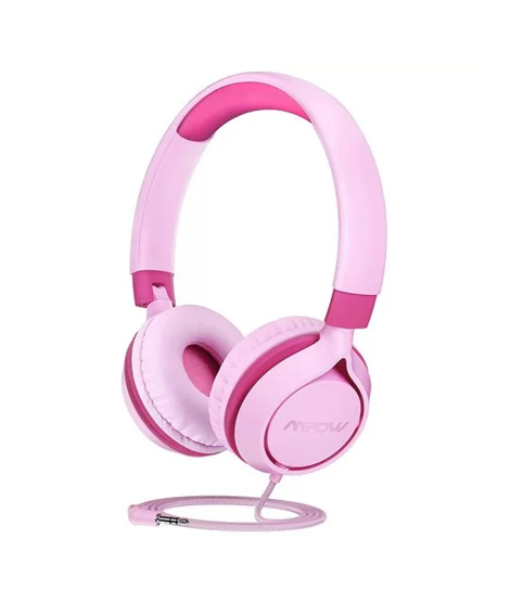 iShopping - Mpow CHE1 Wired Headphones For Kids Pink