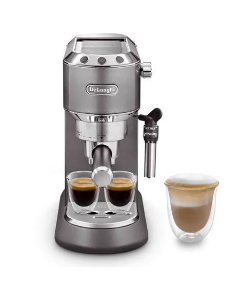 iShopping - Delonghi Dedica Metallics Manual Espresso Coffee Machine (EC785.GY)