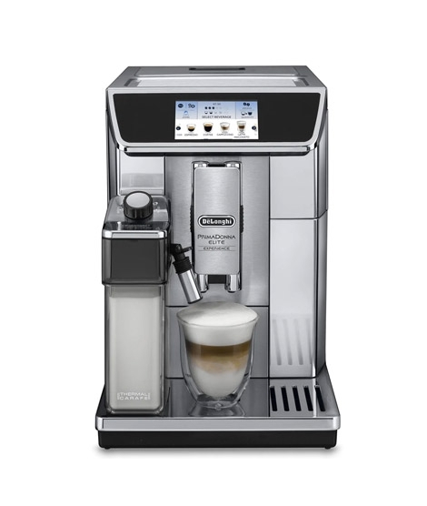 iShopping - Delonghi Primadonna Elite Fully Automatic Coffee Machine Silver (ECAM 650.85.MS)