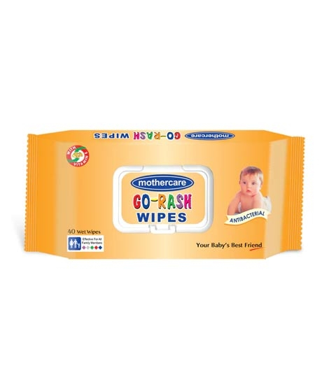 iShopping - Mothercare Go Rash Baby Wipes - 40 Pcs