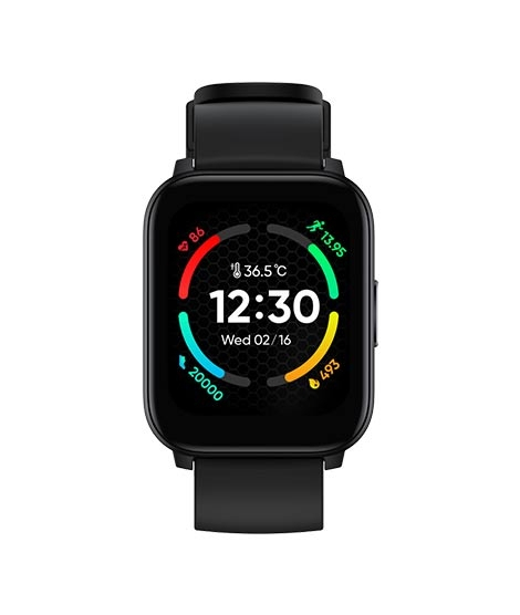 iShopping - Realme TechLife Smart Watch Black (S100)