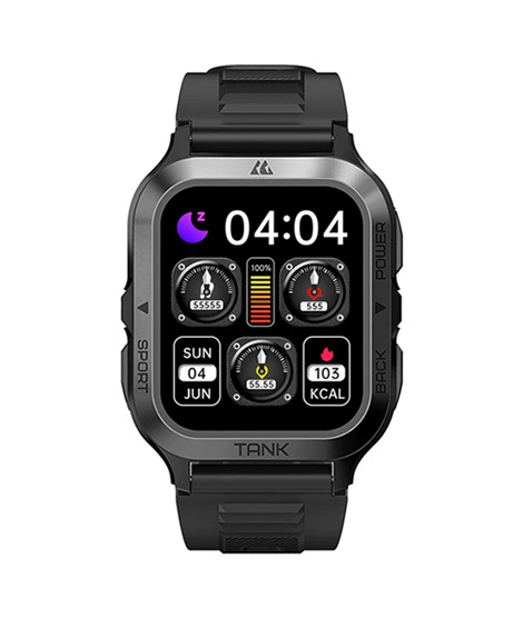 iShopping - Kospet Tank M2 Smartwatch-Black