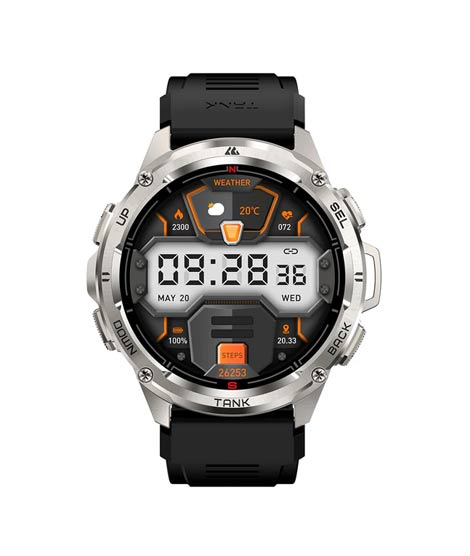 iShopping - Kospet Tank T3 Ultra Smartwatch-Silver